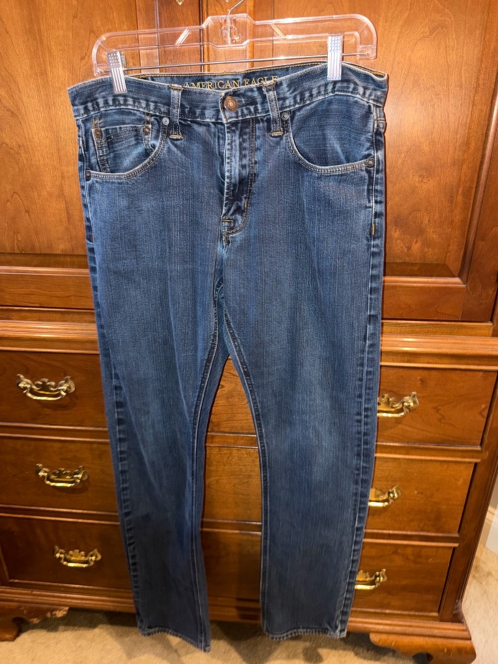 American Eagle Outfitters ladies Blue Straight Jeans